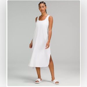 Lululemon Pima Cotton Open-Back Midi Dress Size 4